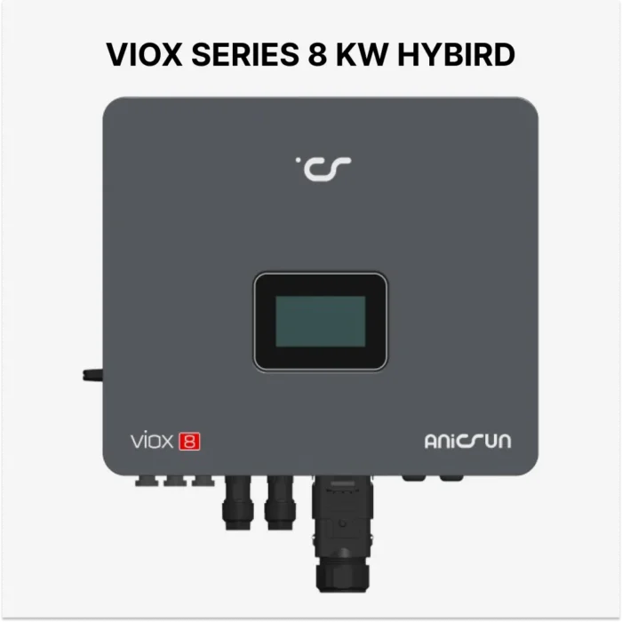 Anicsun Viox 8KW IP65 hybrid solar inverter