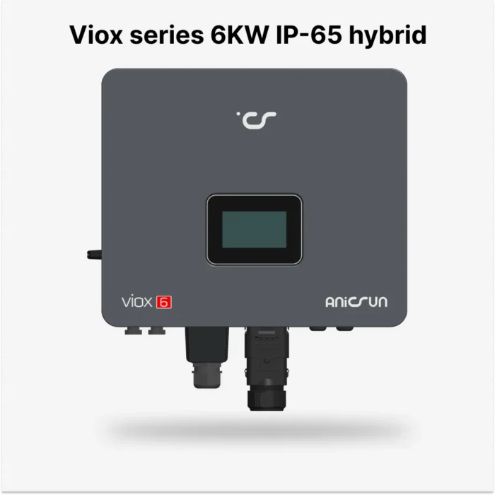 Anicsun Viox 6KW IP65 hybrid solar inverter