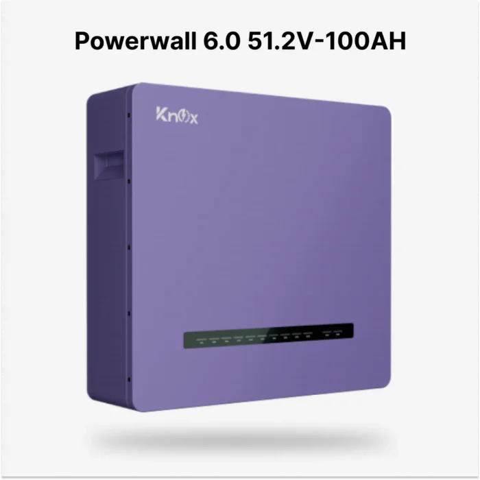 Knox Powerwall 6.0 51.2V-100AMP Lithium Battery